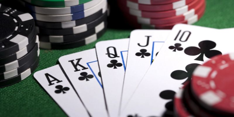 Trình tự diễn biến 5 vòng của ván Poker